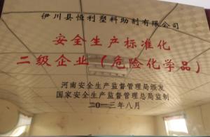 安全生產標準化二級企業